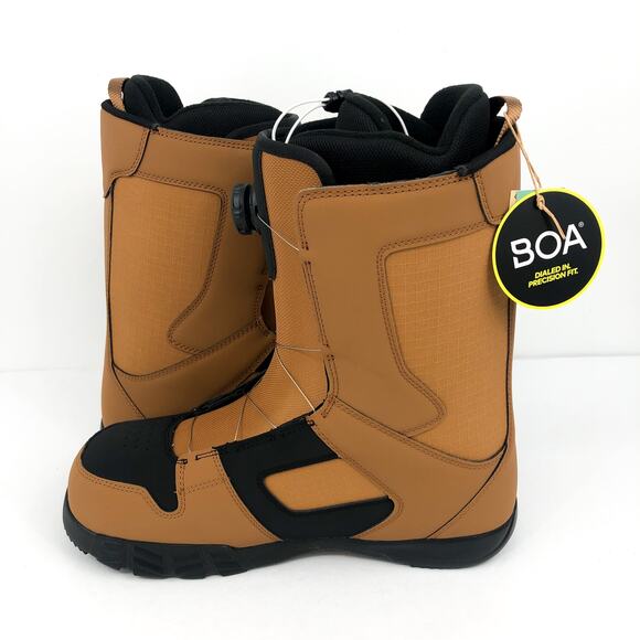 DC Men's Phase BOA Snowboard Boots Size 13 Wheat Tan Mid Calf NIB - Picture 6 of 13